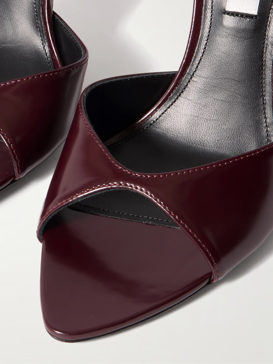 Brushed-leather sandals Brushed-leather sandals
