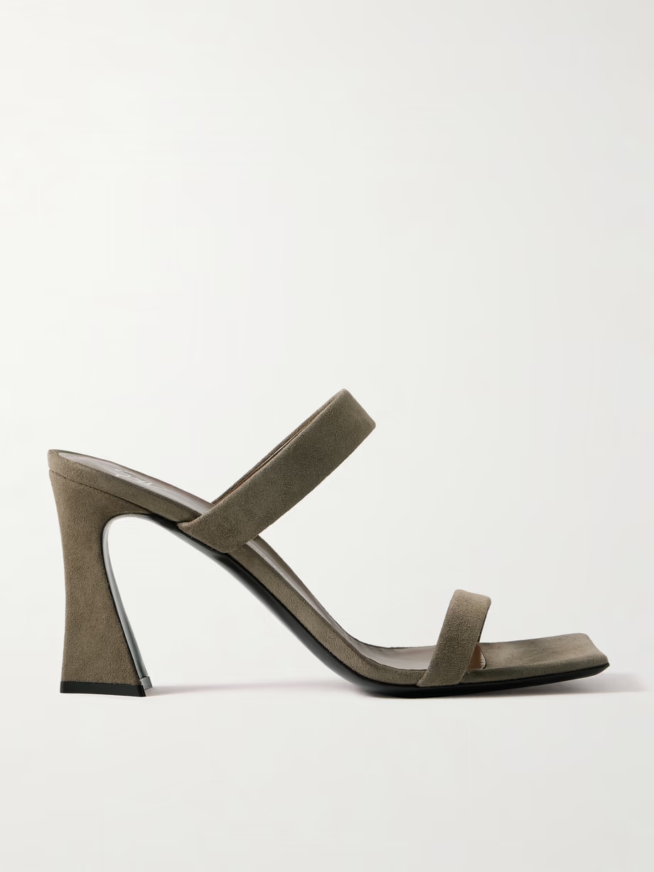 Vanilla suede mules Vanilla suede mules