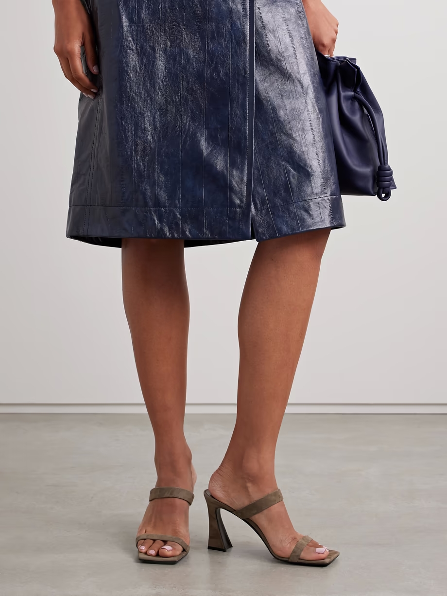 Vanilla suede mules Vanilla suede mules