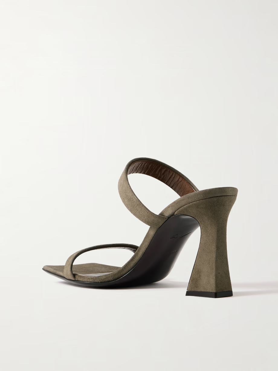 Vanilla suede mules Vanilla suede mules