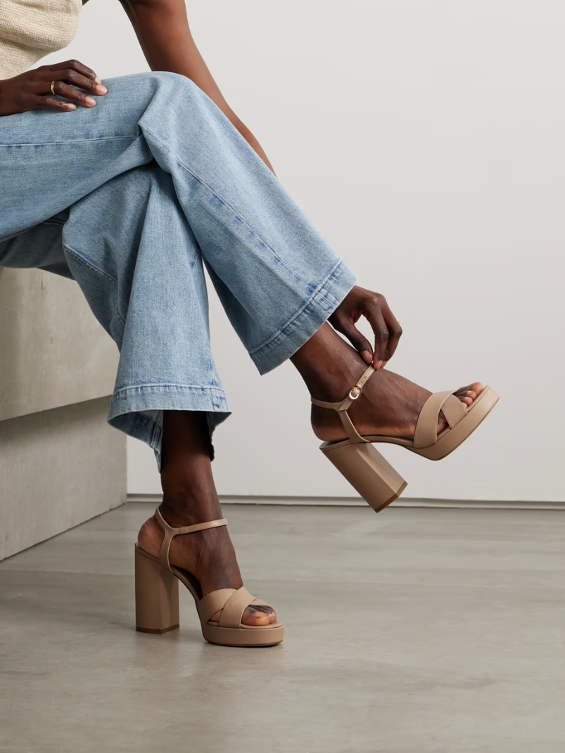 Dayna leather platform sandals Dayna leather platform sandals