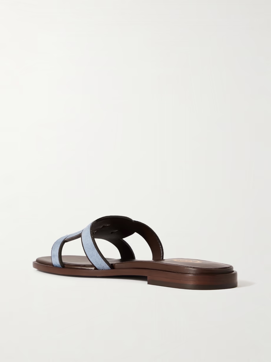 Suede slides Suede slides
