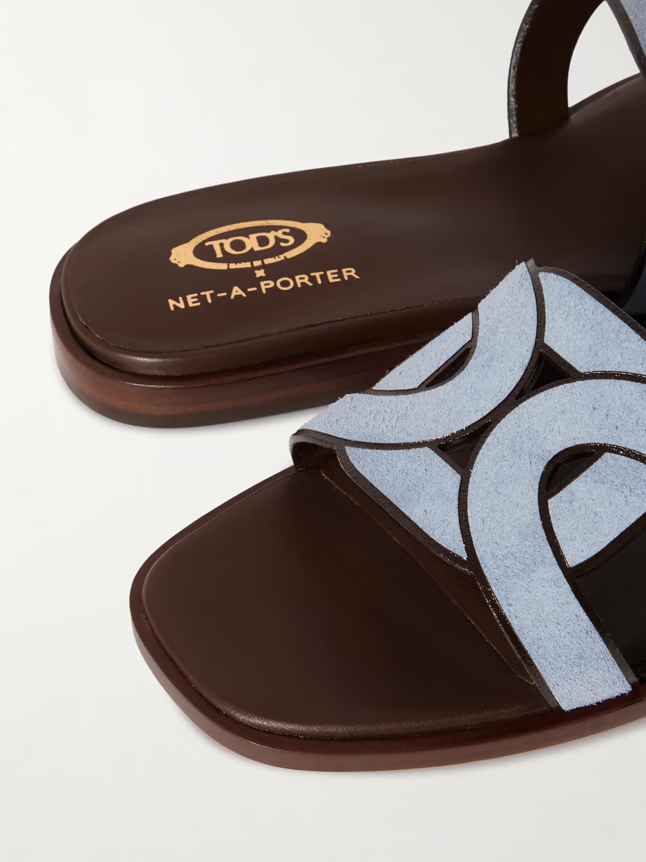 Suede slides Suede slides