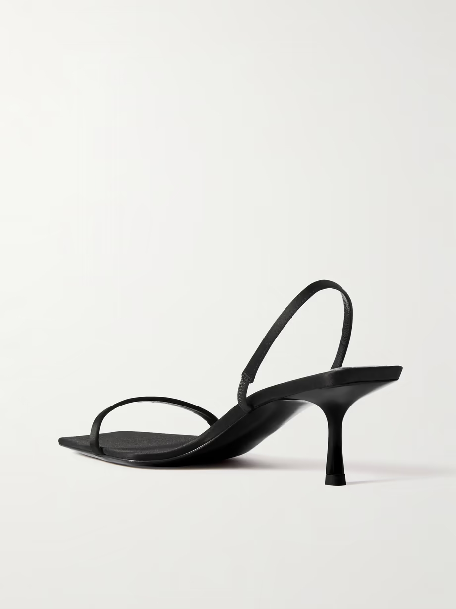 Jaspe satin slingback sandals Jaspe satin slingback sandals