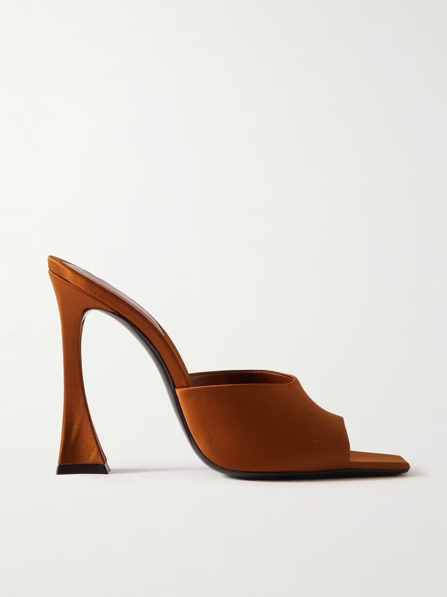 Hall satin mules Hall satin mules