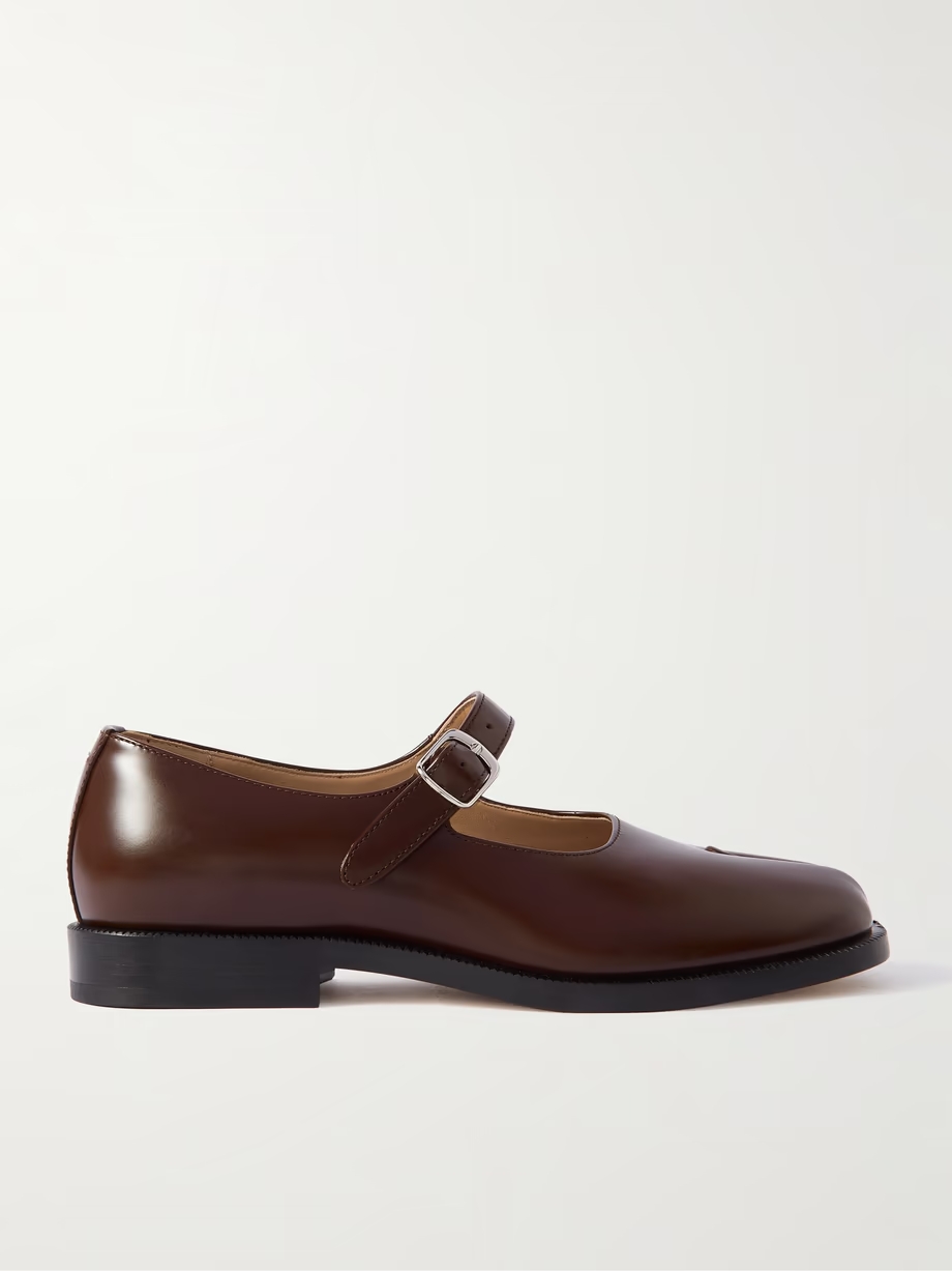 Tabi split-toe leather Mary Jane flats Tabi split-toe leather Mary Jane flats