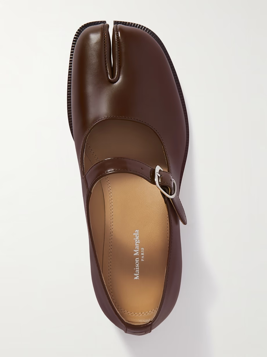 Tabi split-toe leather Mary Jane flats Tabi split-toe leather Mary Jane flats