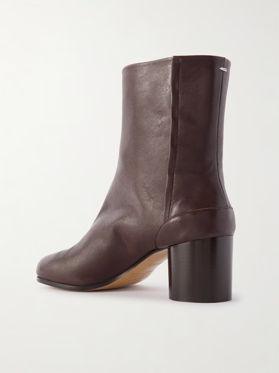 Tabi split-toe leather ankle boots Tabi split-toe leather ankle boots