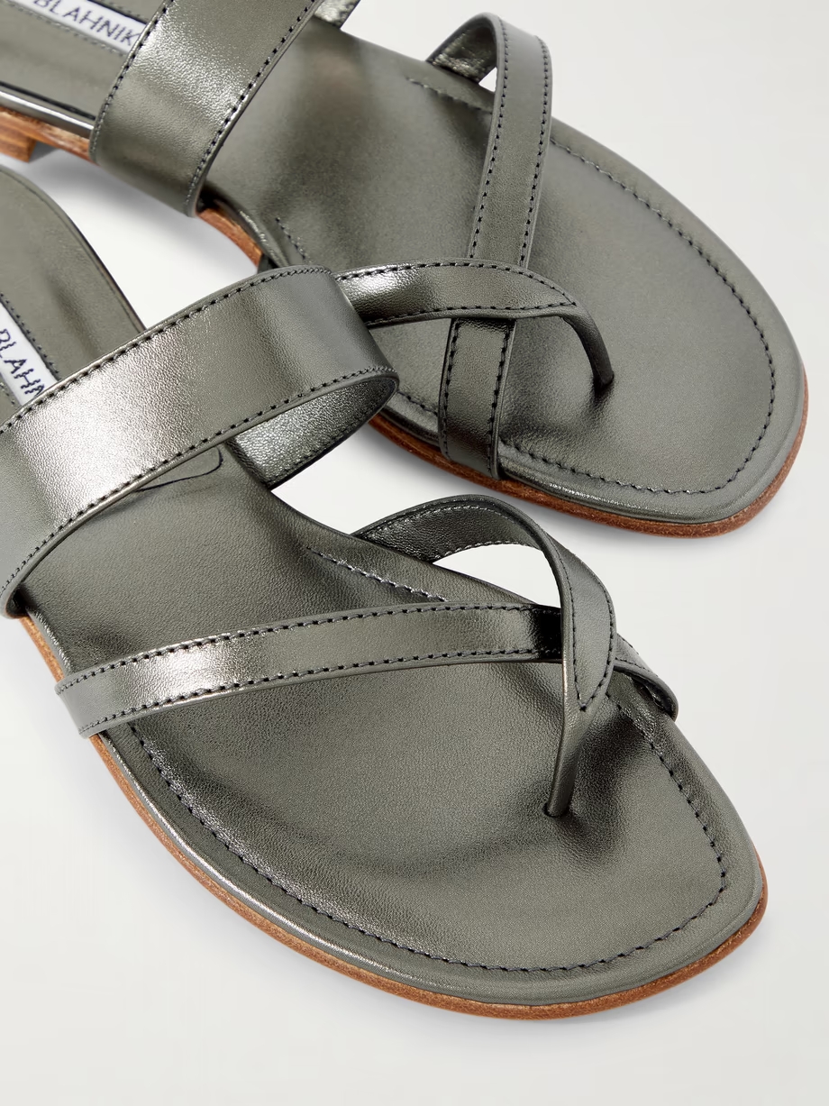 Susa metallic leather sandals Susa metallic leather sandals