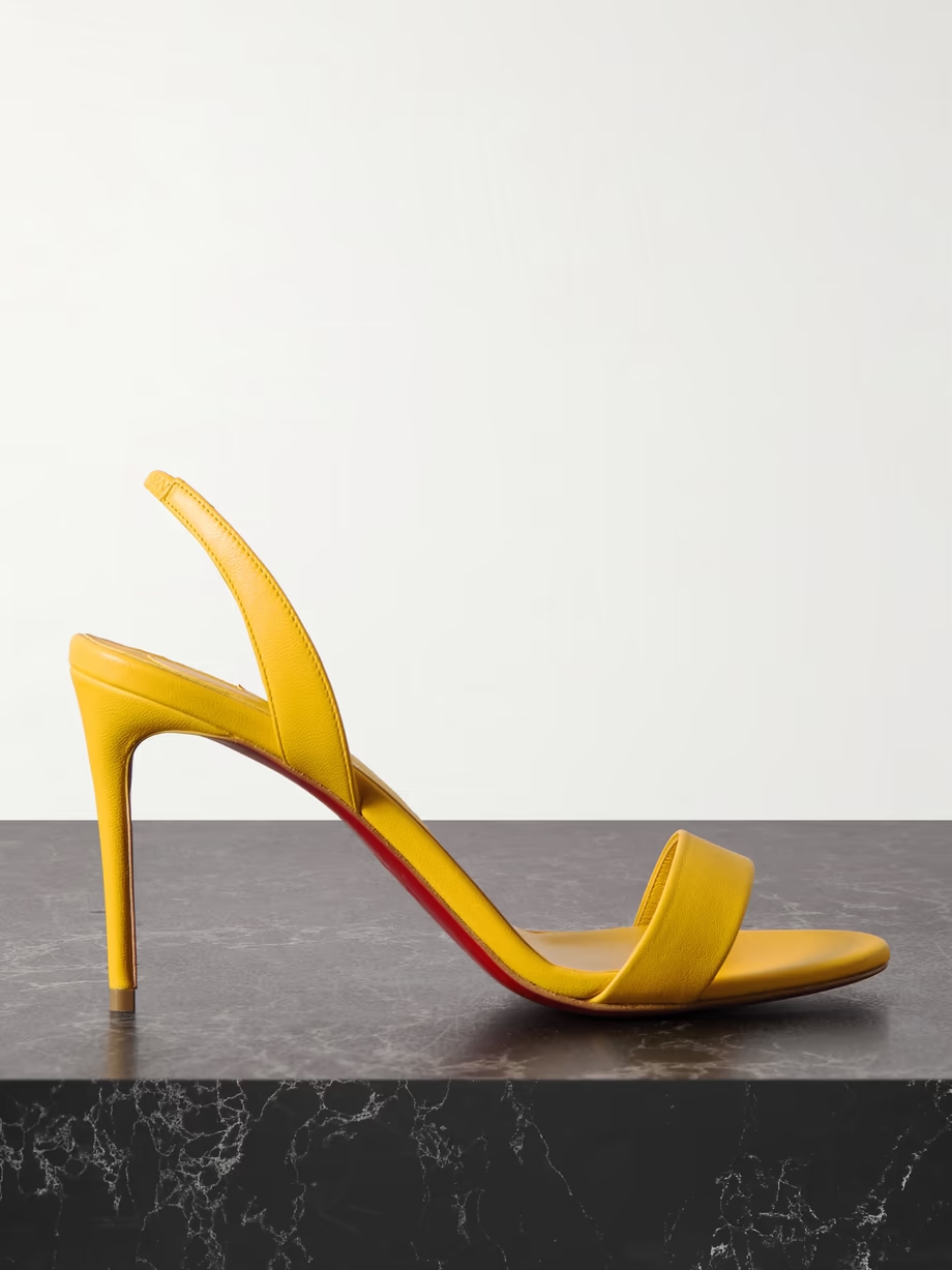 O Marylin 85 leather slingback sandals O Marylin 85 leather slingback sandals