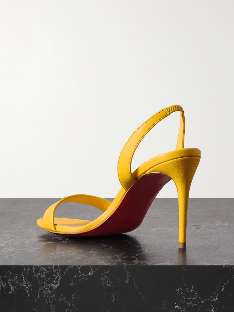 O Marylin 85 leather slingback sandals O Marylin 85 leather slingback sandals