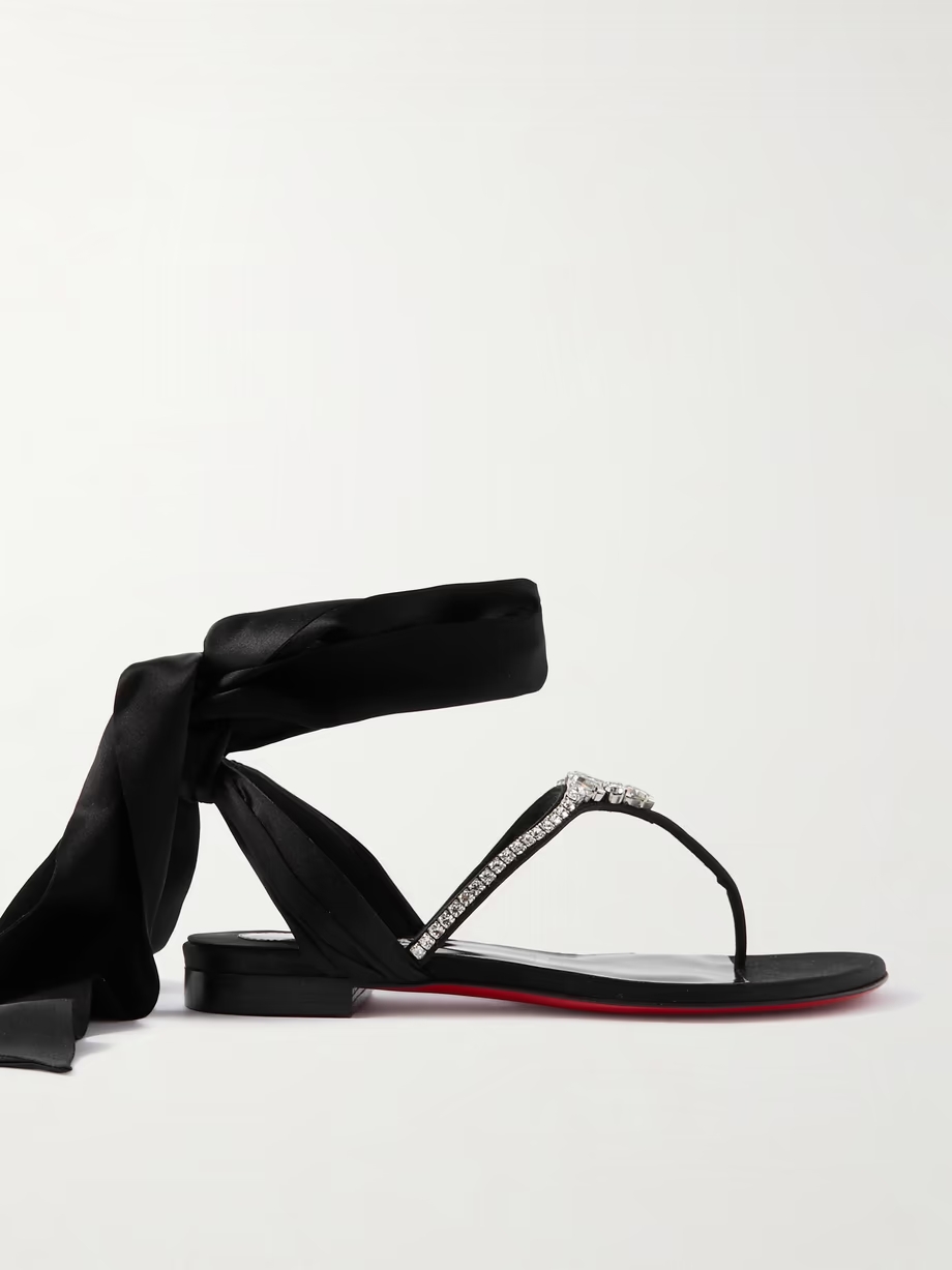 Just Queenie embellished satin sandals Just Queenie embellished satin sandals