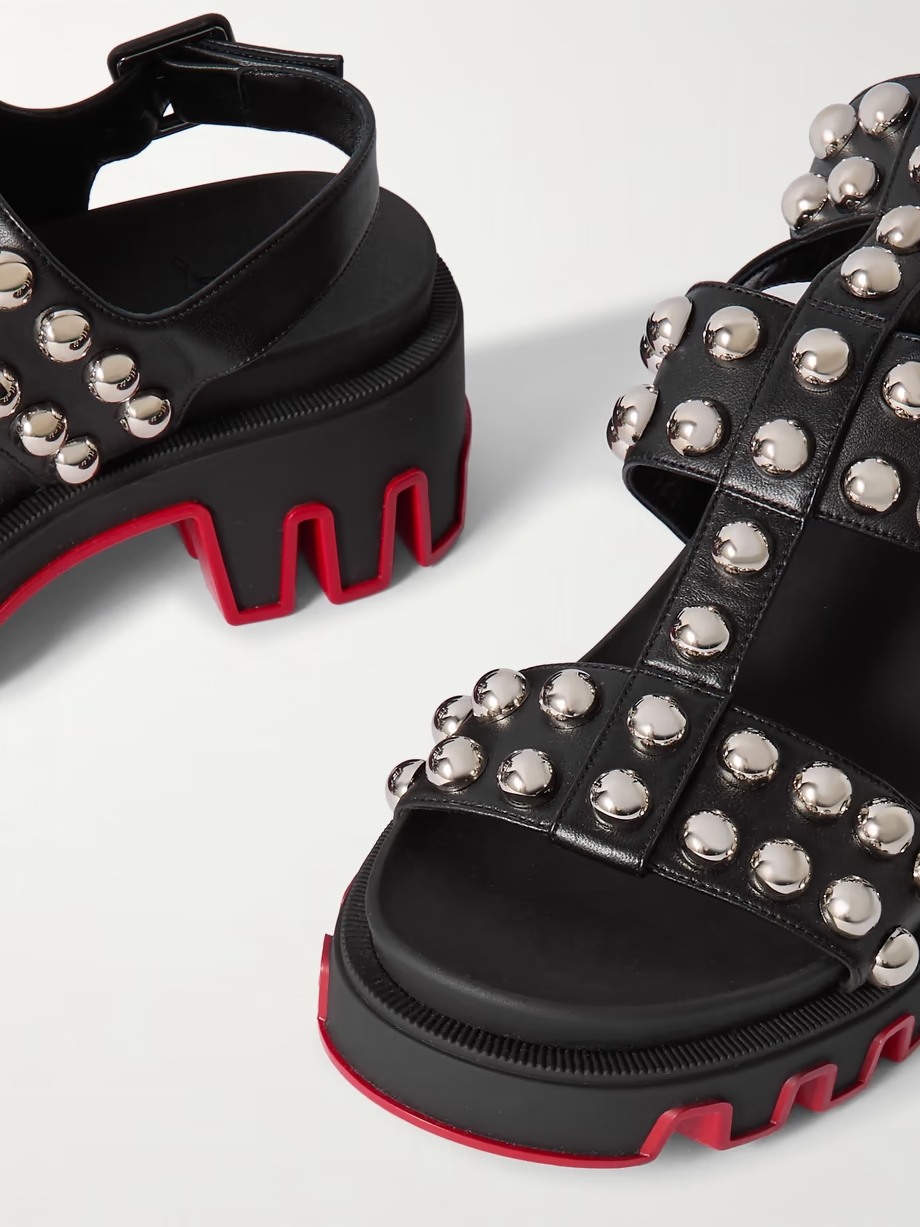 Gladiadune studded leather sandals Gladiadune studded leather sandals