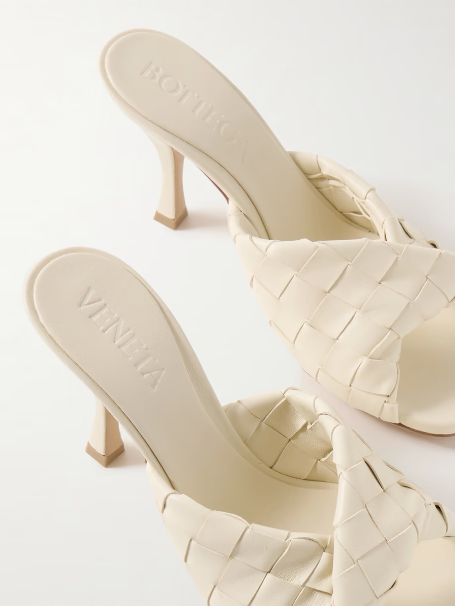 Blink twisted intrecciato leather sandals Blink twisted intrecciato leather sandals