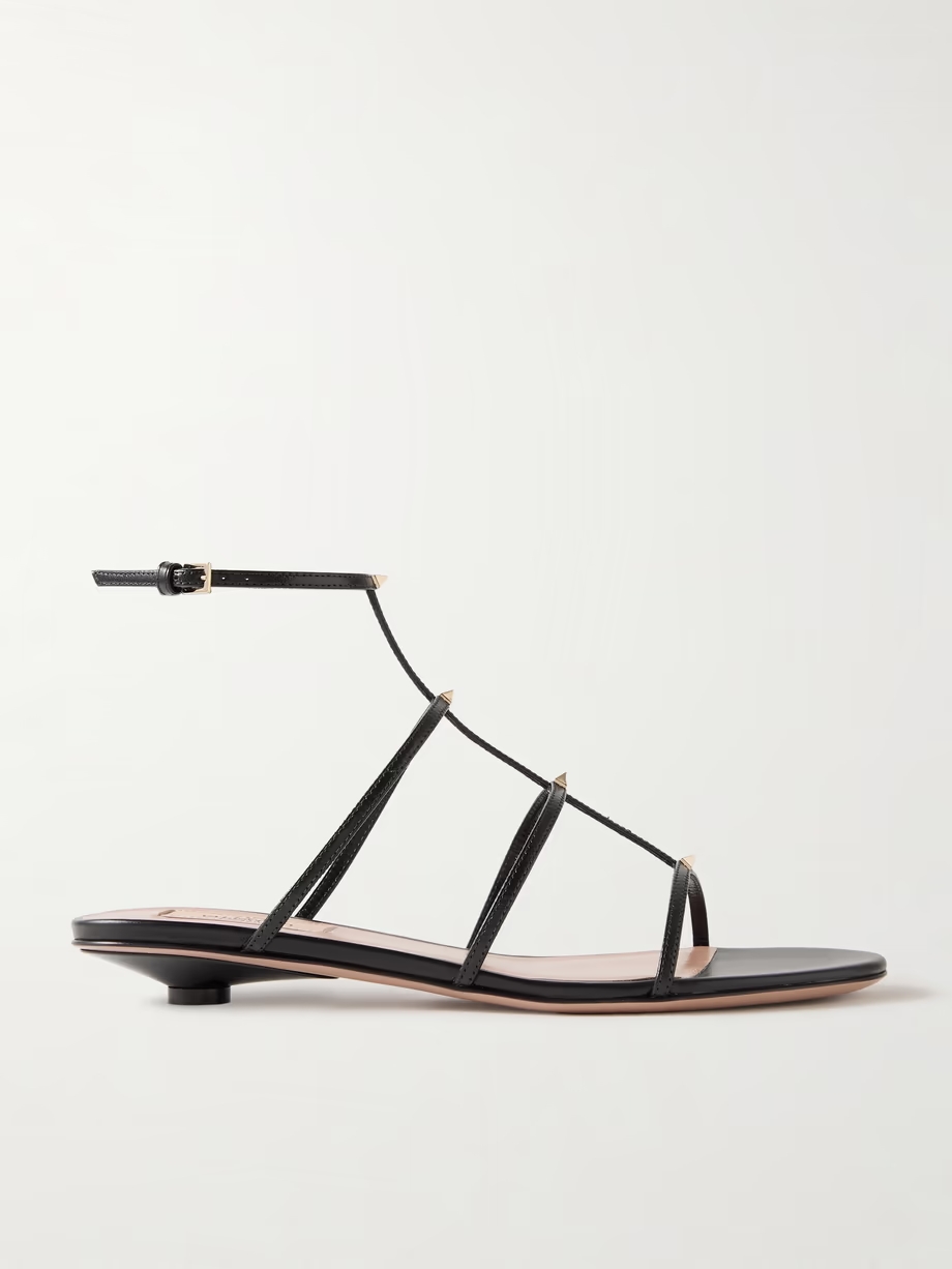 Rockstud Wispy 20 embellished leather sandals Rockstud Wispy 20 embellished leather sandals