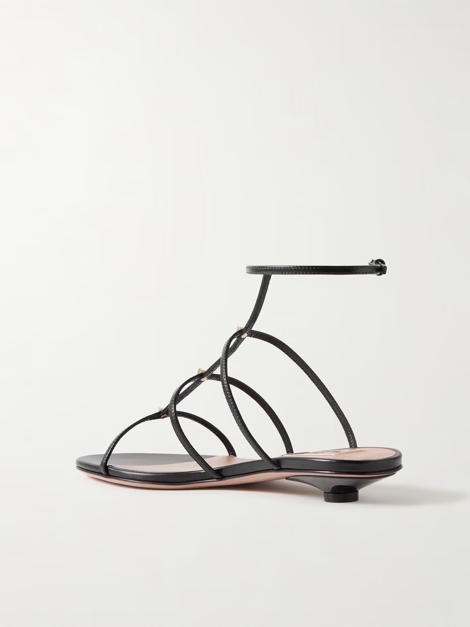 Rockstud Wispy 20 embellished leather sandals Rockstud Wispy 20 embellished leather sandals