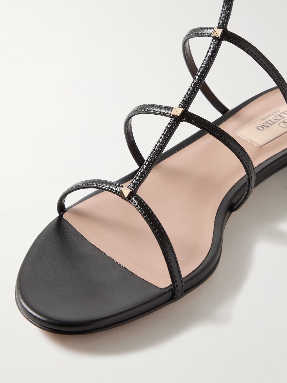 Rockstud Wispy 20 embellished leather sandals Rockstud Wispy 20 embellished leather sandals