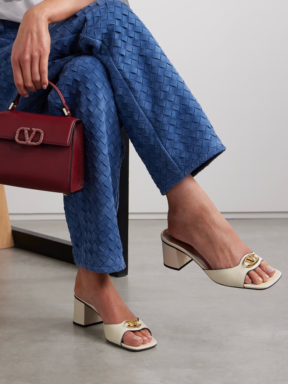 VLOGO Bold 60 leather mules VLOGO Bold 60 leather mules