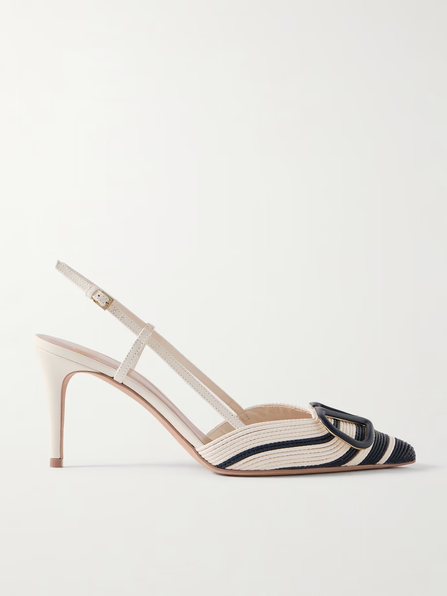 Cornely 80 leather slingback pumps Cornely 80 leather slingback pumps