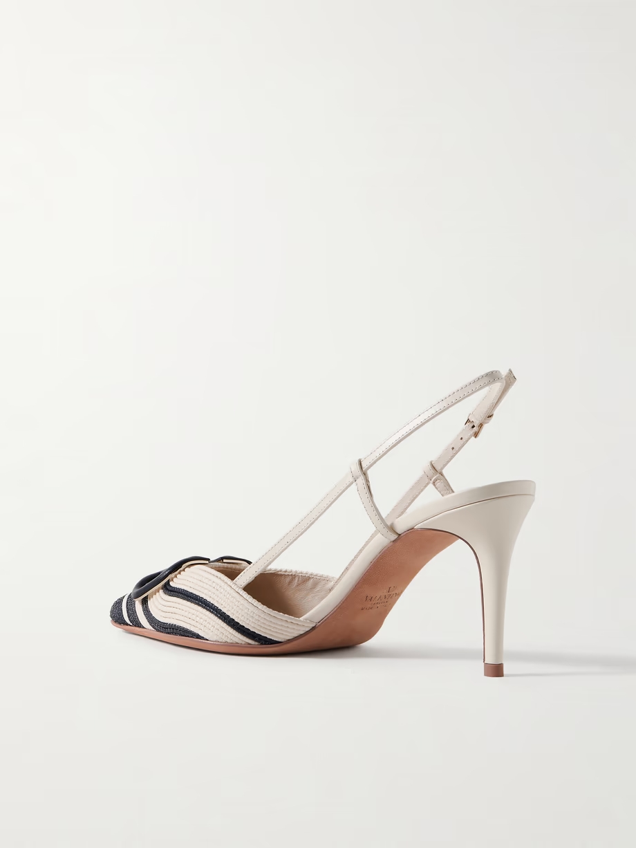 Cornely 80 leather slingback pumps Cornely 80 leather slingback pumps