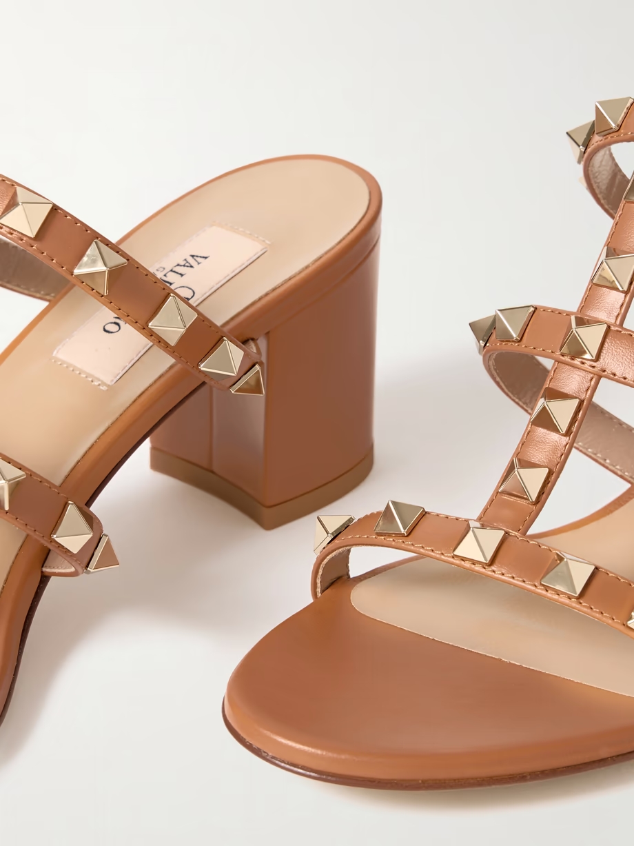 Rockstud 60 leather mules Rockstud 60 leather mules