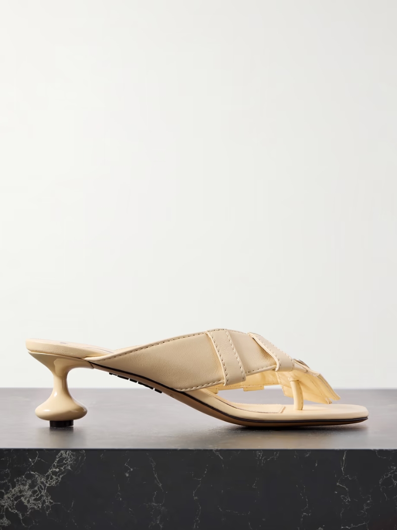 Toy embellished leather mules Toy embellished leather mules
