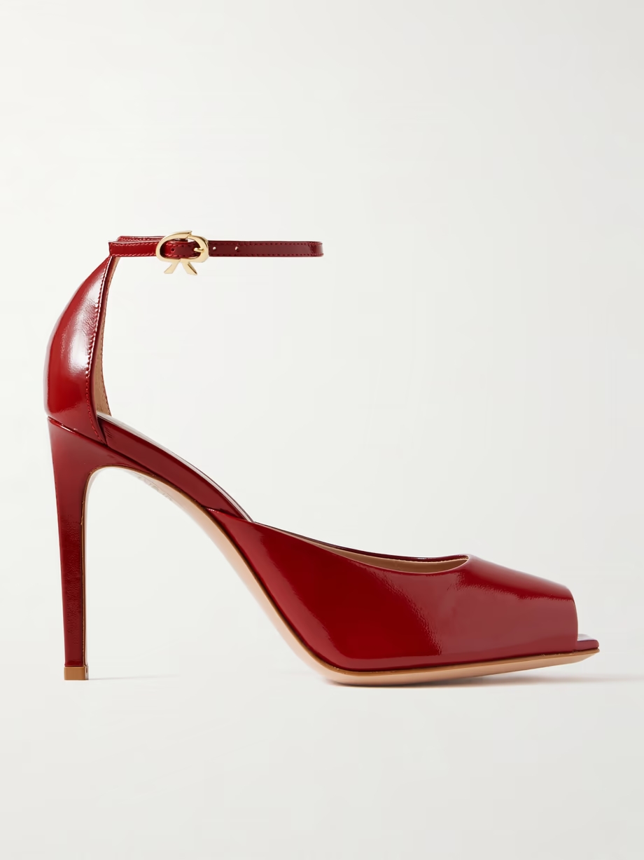 Nuit 95 glossed-leather pumps Nuit 95 glossed-leather pumps