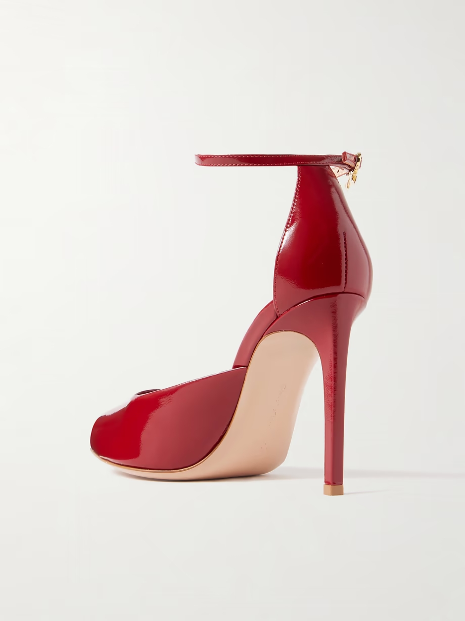 Nuit 95 glossed-leather pumps Nuit 95 glossed-leather pumps