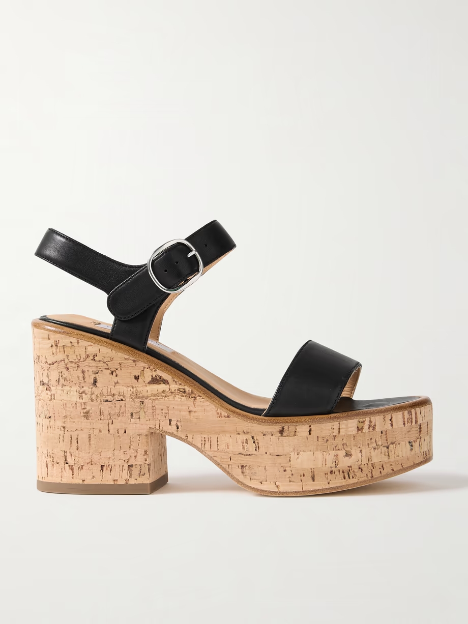 Sardis leather platform sandals Sardis leather platform sandals