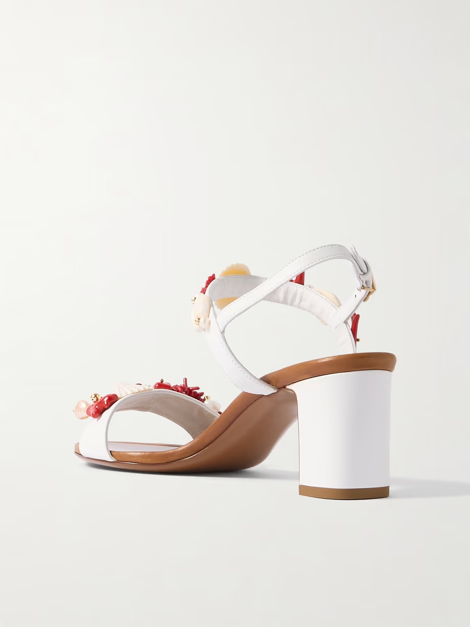 Keira embellished leather sandals Keira embellished leather sandals