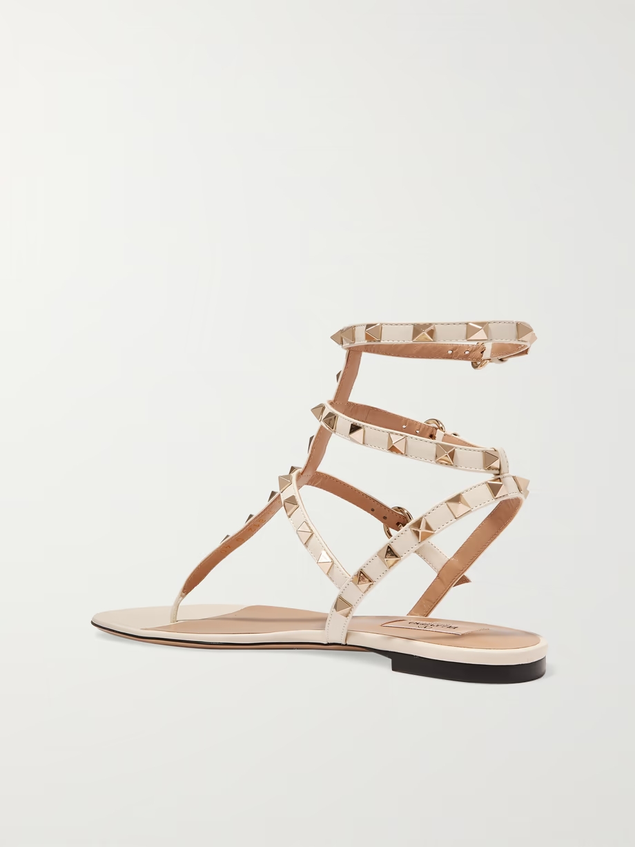 The Rockstud leather sandals The Rockstud leather sandals