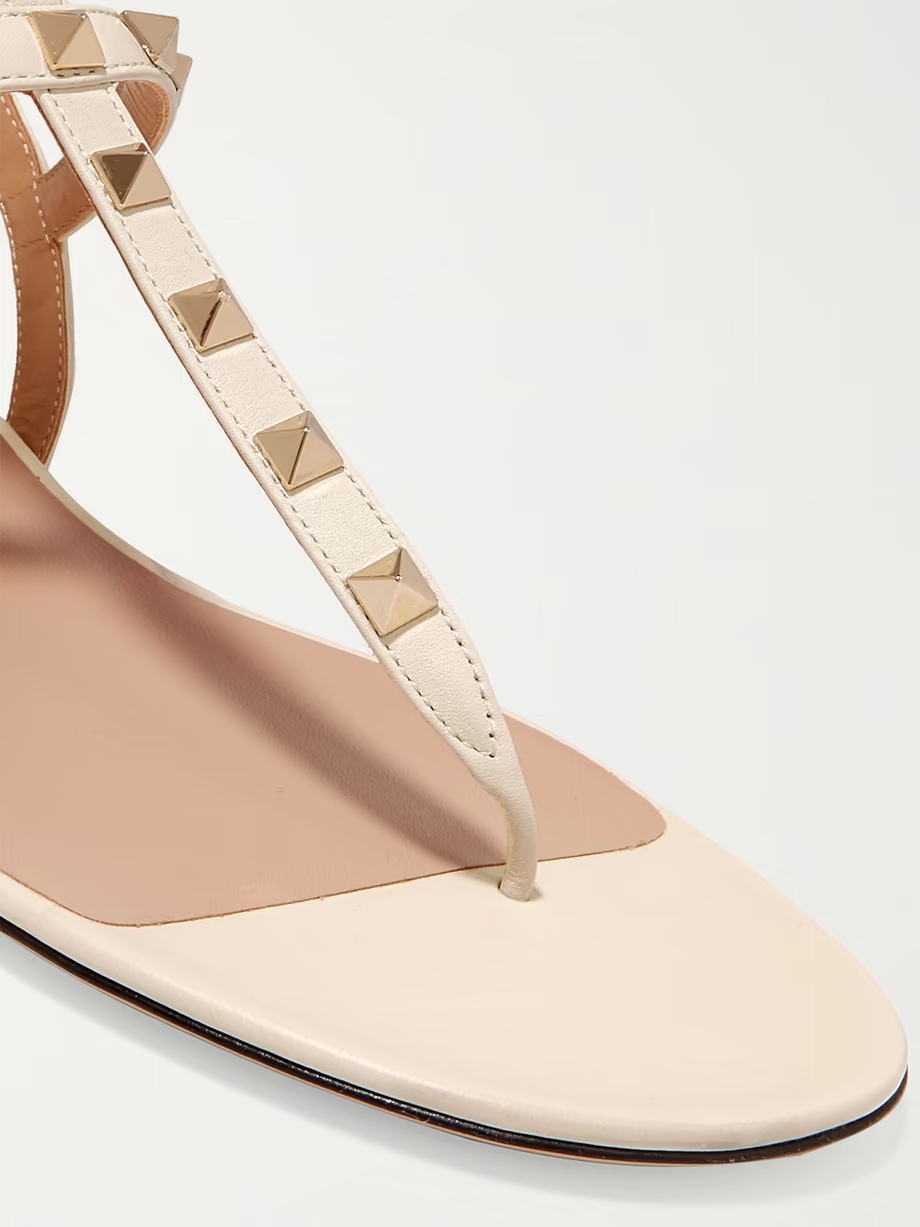 The Rockstud leather sandals The Rockstud leather sandals