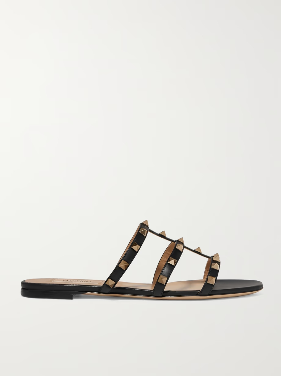 Rockstud leather sandals Rockstud leather sandals