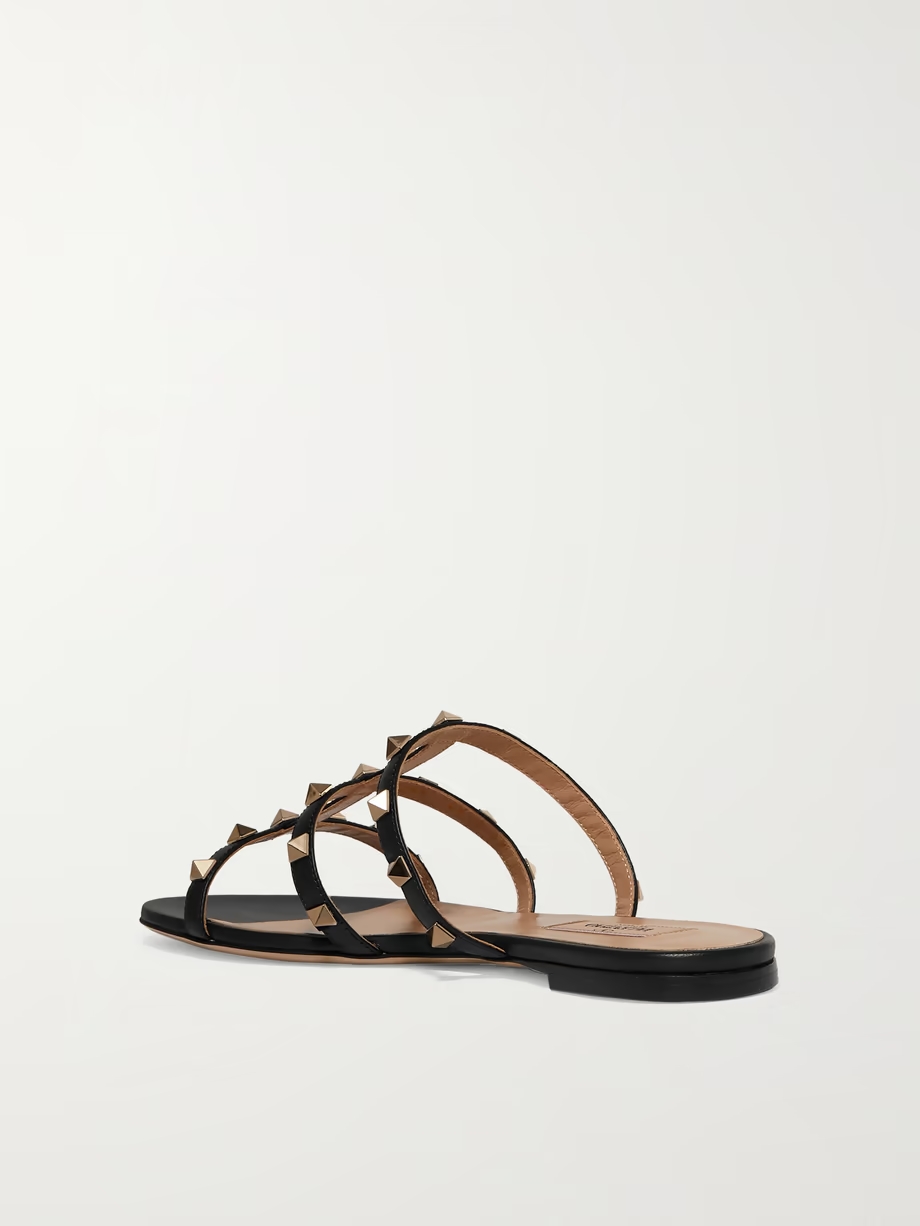 Rockstud leather sandals Rockstud leather sandals