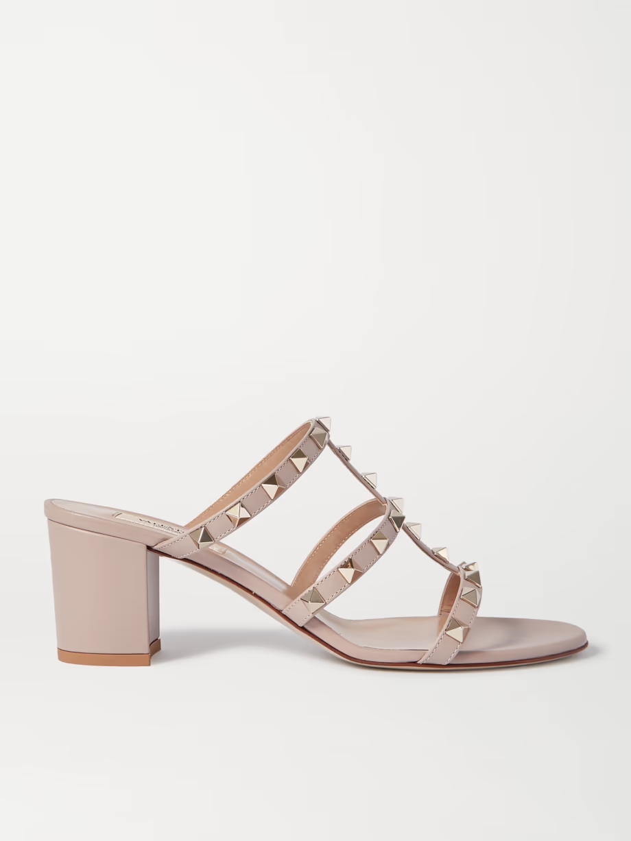 Valentino Garavani Rockstud 60 leather mules Valentino Garavani Rockstud 60 leather mules