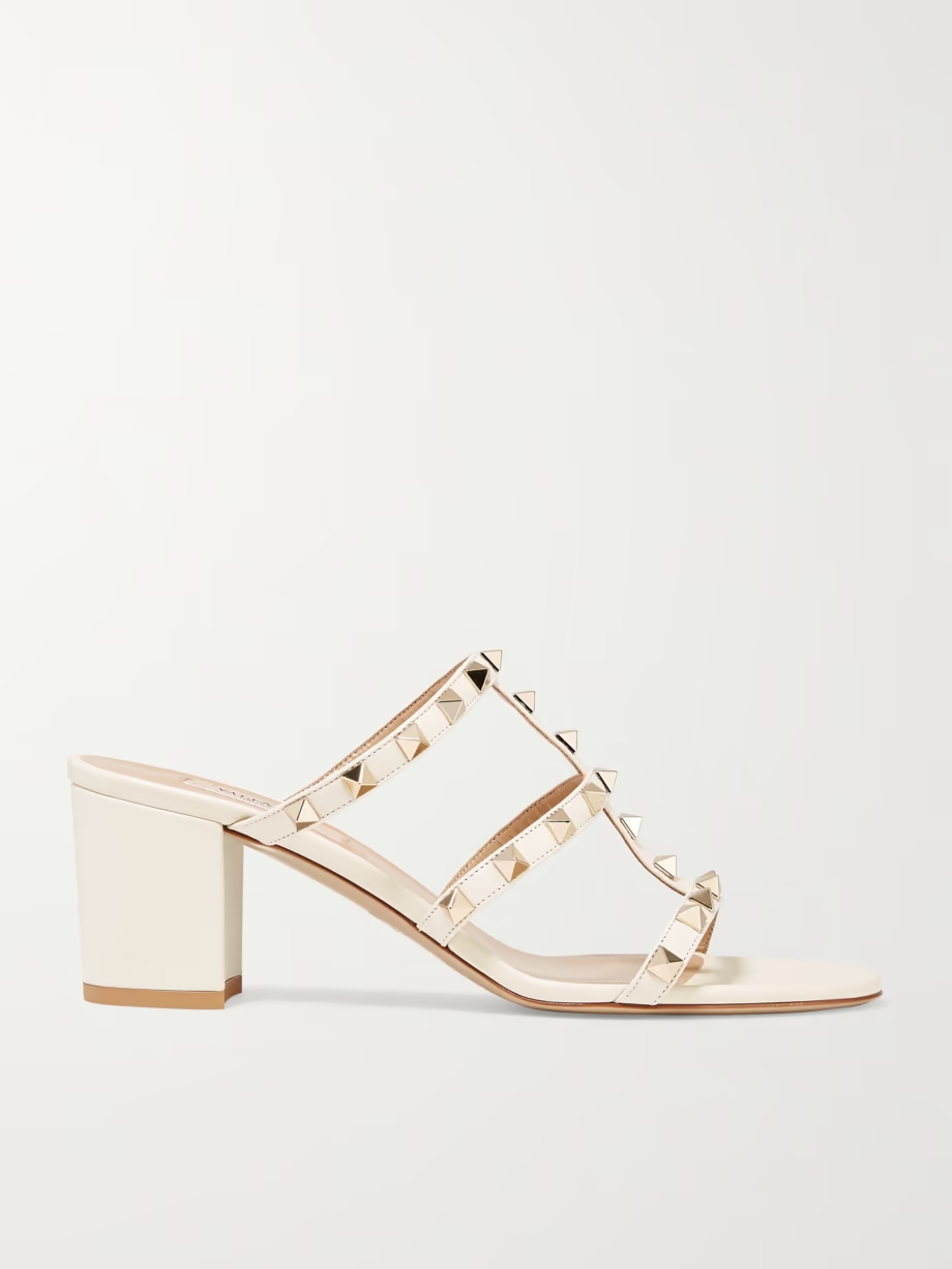 Valentino Garavani The Rockstud 60 leather mules Valentino Garavani The Rockstud 60 leather mules