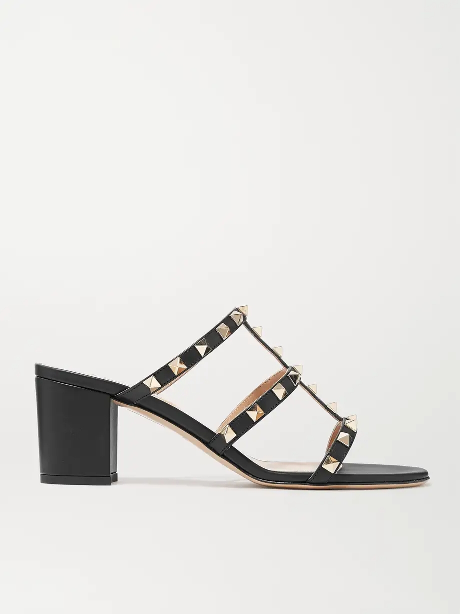 Rockstud 60 leather mules Rockstud 60 leather mules
