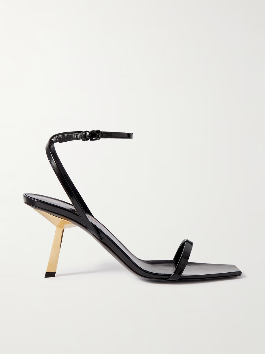 Lee patent-leather sandals Lee patent-leather sandals