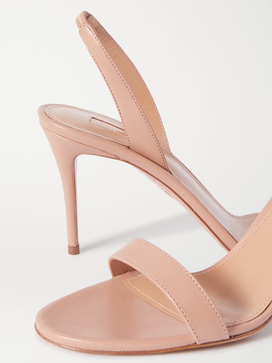 So Nude 85 leather slingback sandals So Nude 85 leather slingback sandals