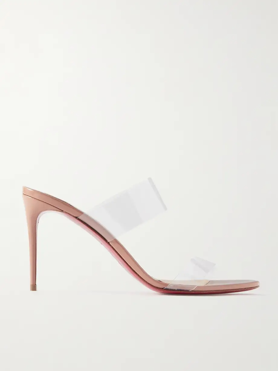 Just Nothing 85 PVC and patent-leather mules Just Nothing 85 PVC and patent-leather mules