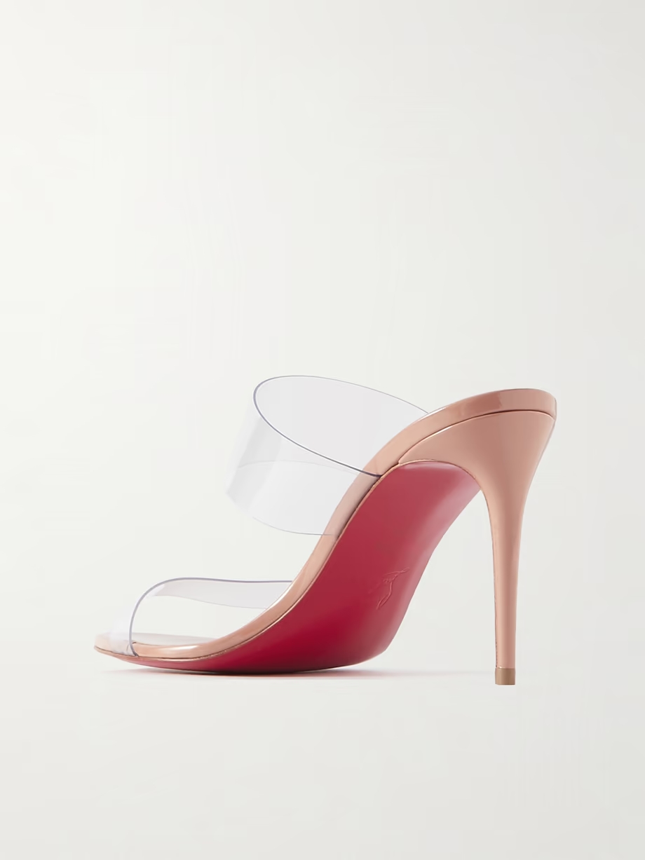 Just Nothing 85 PVC and patent-leather mules Just Nothing 85 PVC and patent-leather mules