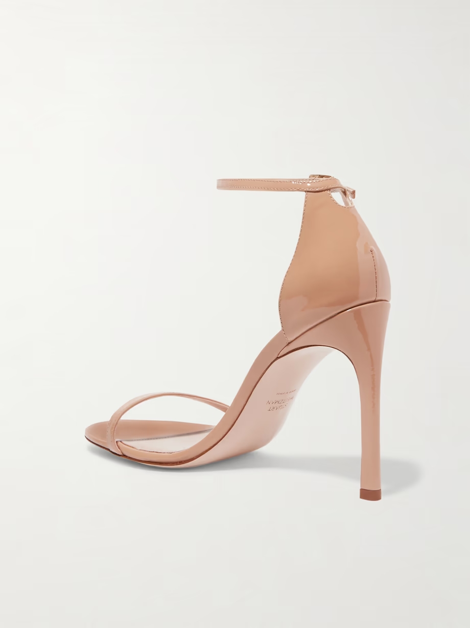 NudistSong patent-leather sandals NudistSong patent-leather sandals