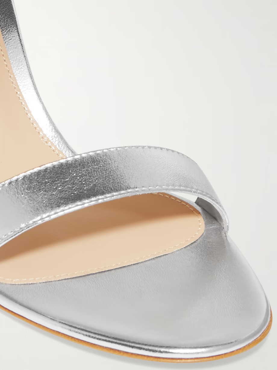 Portofino 70 metallic leather sandals Portofino 70 metallic leather sandals