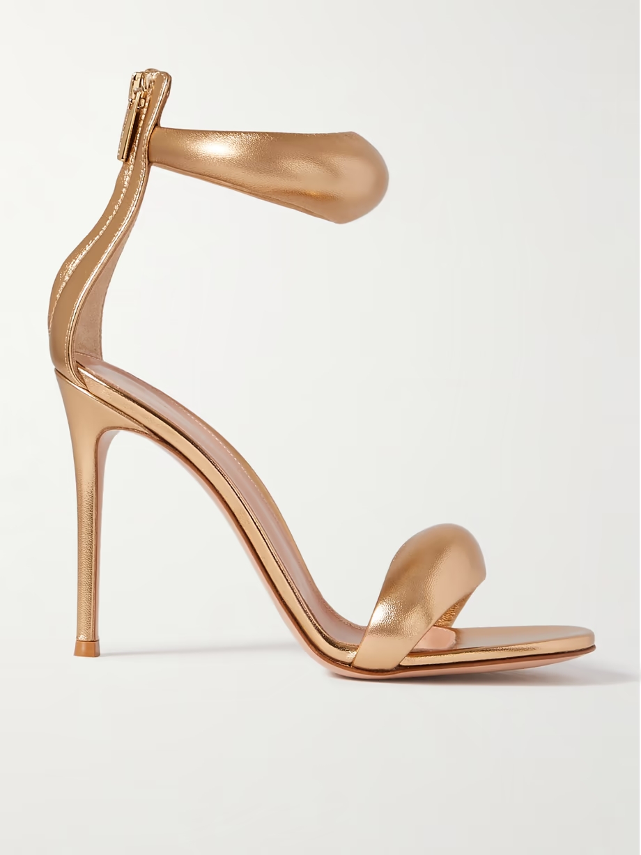 BIJOUX 105 metallic leather sandals BIJOUX 105 metallic leather sandals