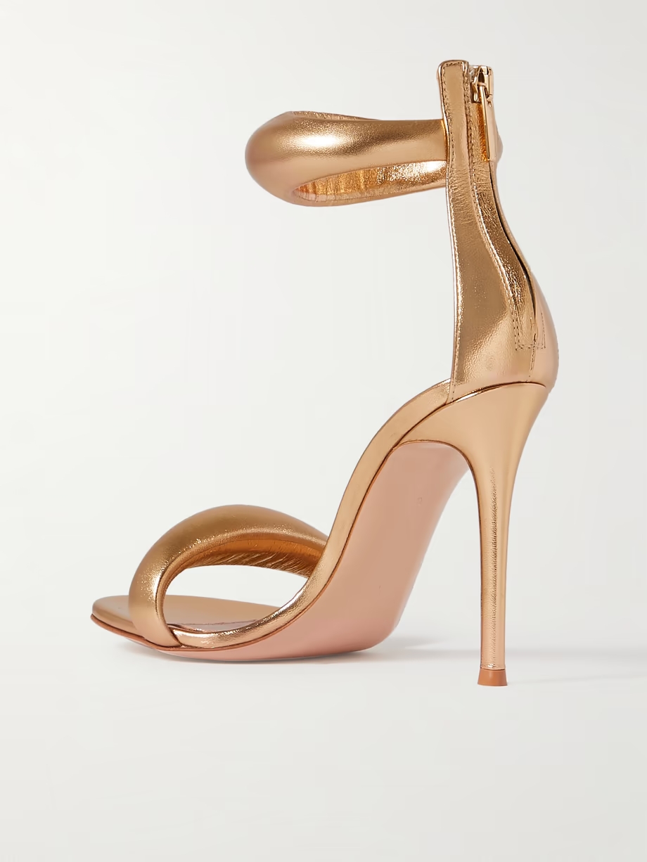 BIJOUX 105 metallic leather sandals BIJOUX 105 metallic leather sandals