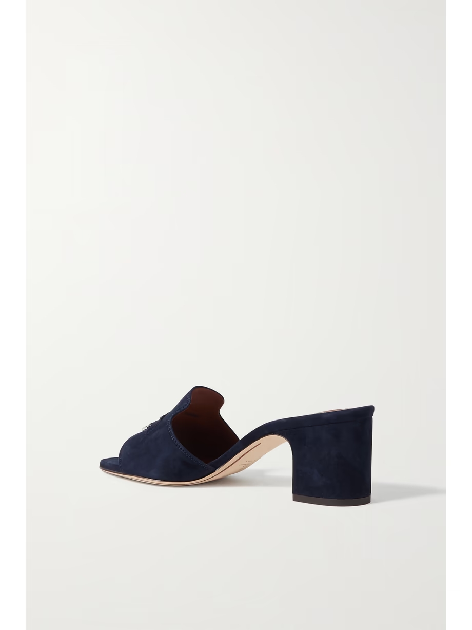 Summer Charms embellished suede mules Summer Charms embellished suede mules