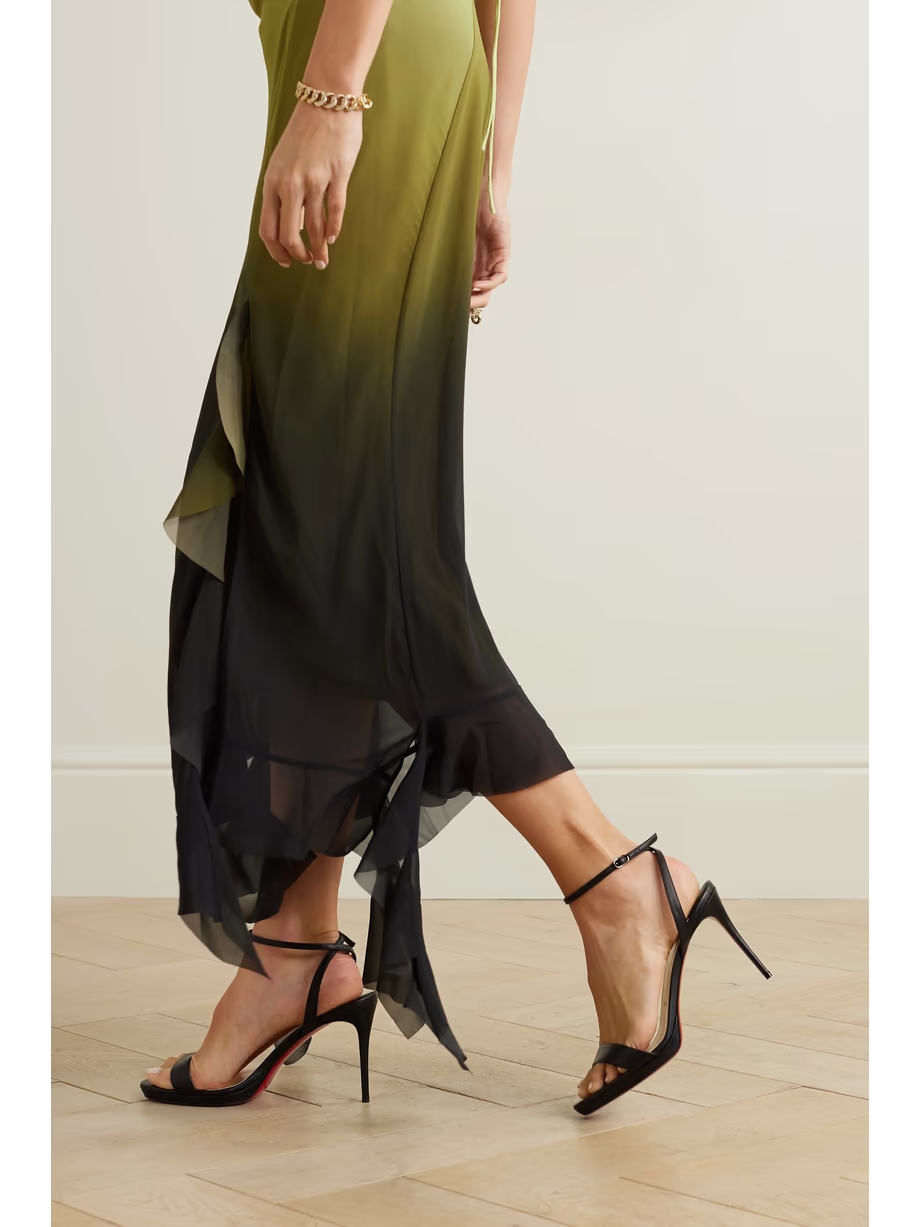 Loubi Queen 100 leather sandals Loubi Queen 100 leather sandals