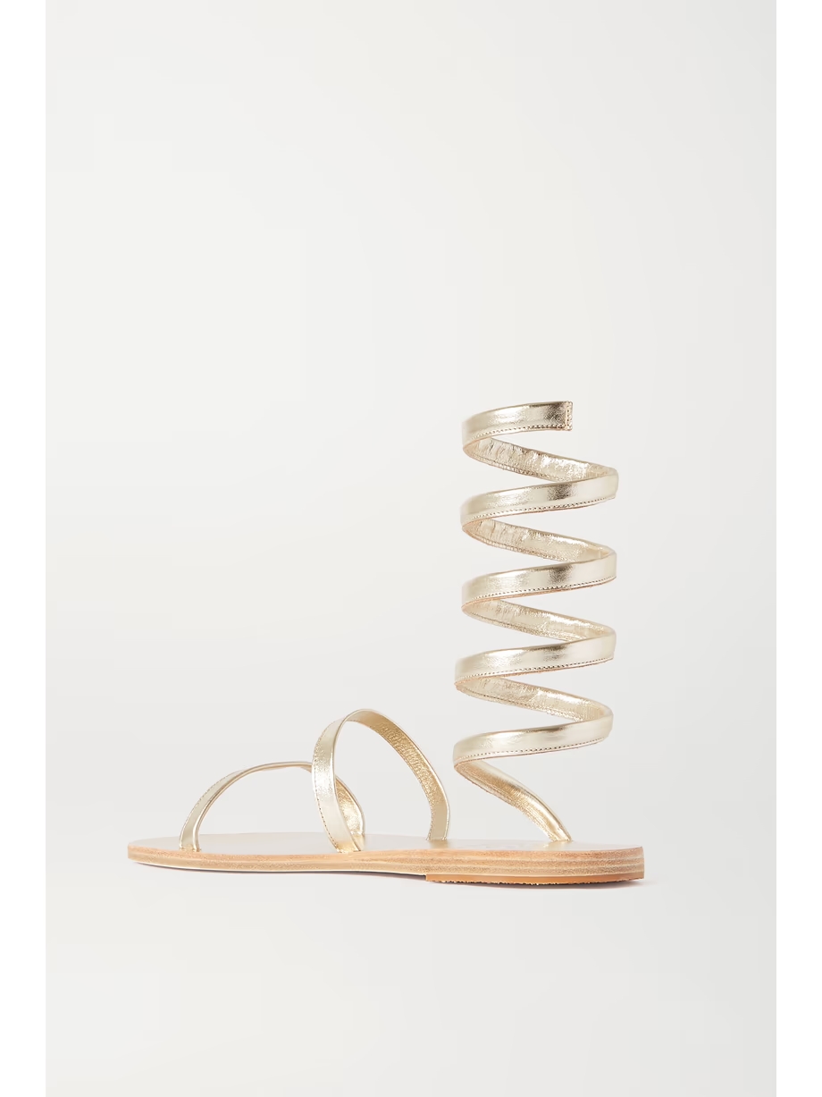 Ofis metallic leather sandals Ofis metallic leather sandals