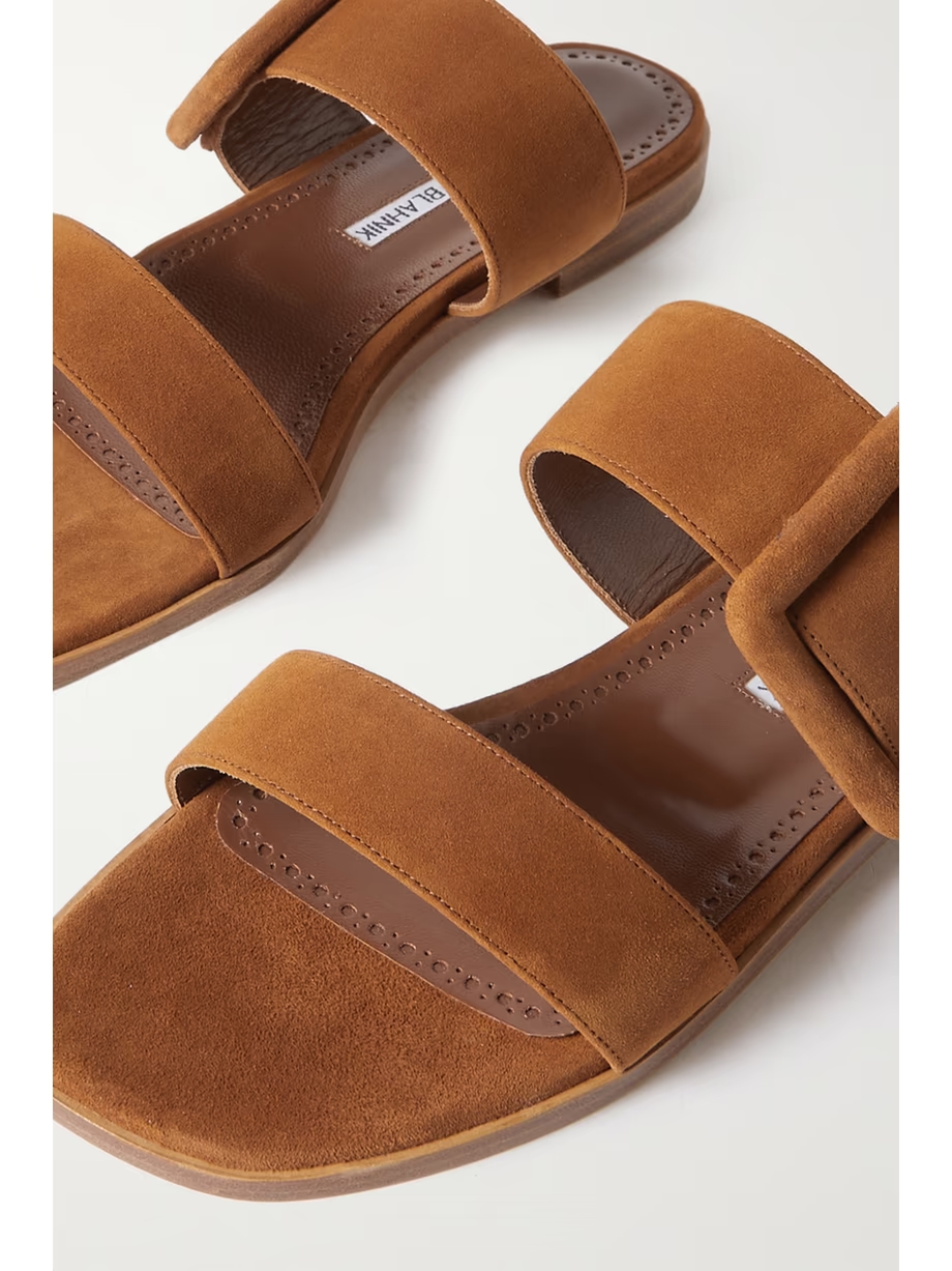 Tituba buckled suede sandals Tituba buckled suede sandals