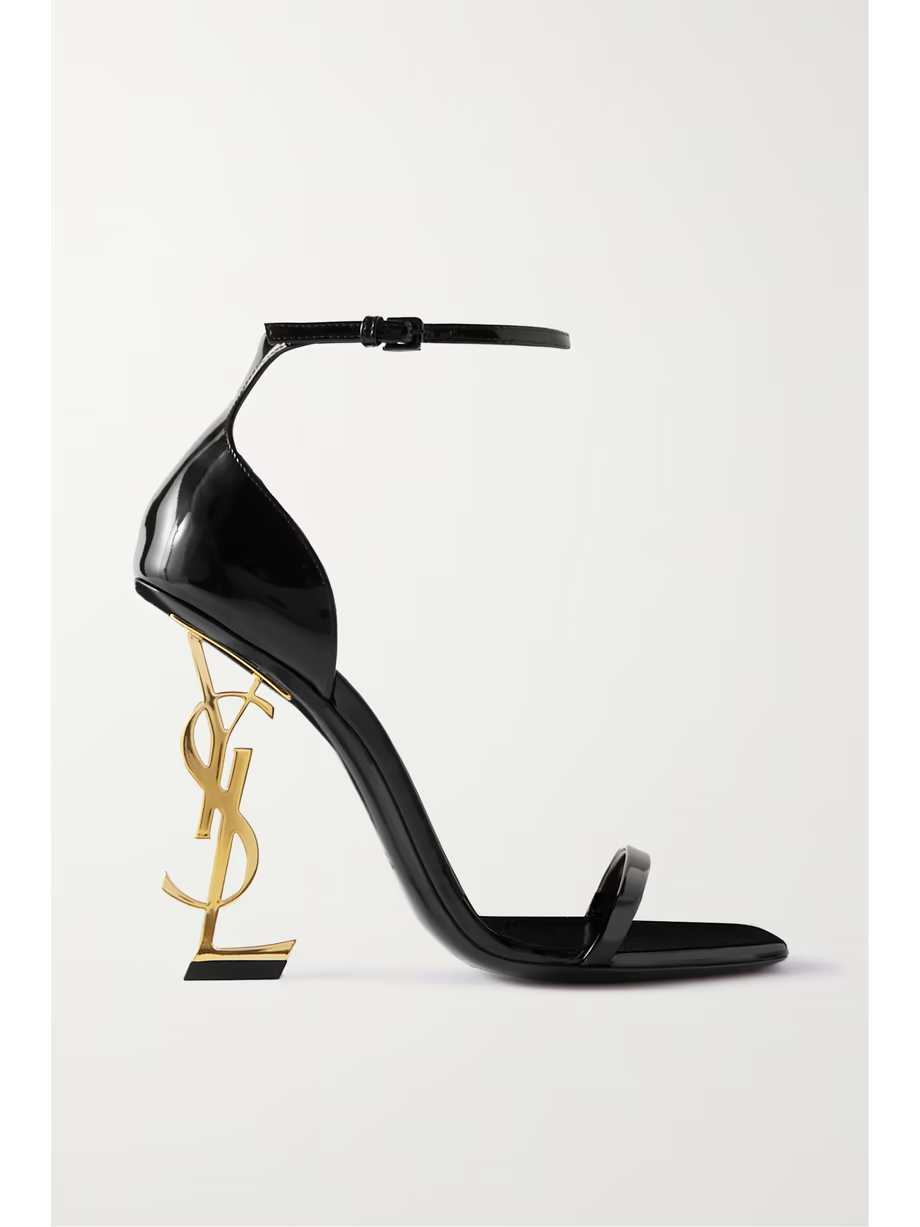 Opyum embellished patent-leather sandals Opyum embellished patent-leather sandals